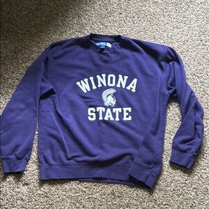 Winona State Purple Sweater